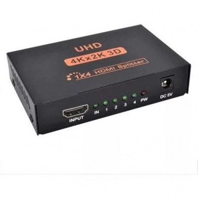 SPLITTER HDMI 4 PUERTOS 1.4 VELOCIDAD/ GENERICO
