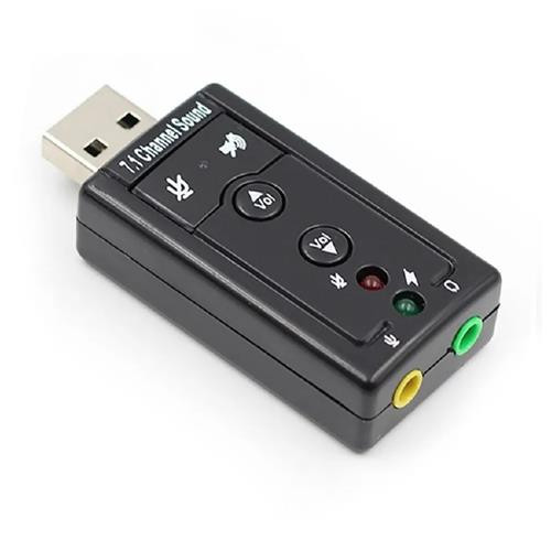 Tarjeta de audio 1 entrada usb mini 7.1