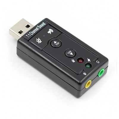 Tarjeta de audio 1 entrada usb mini 7.1