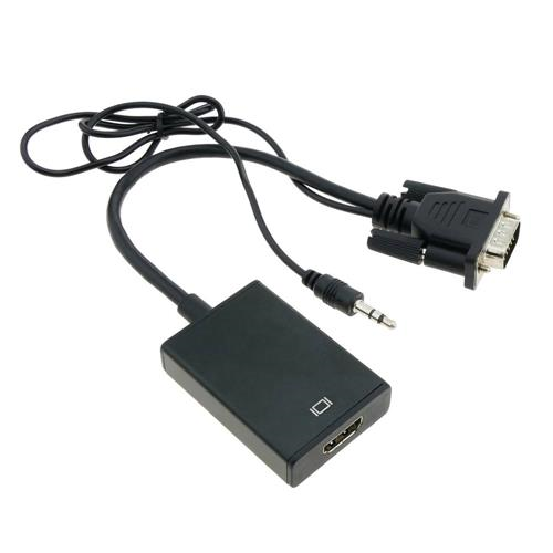 CABLE CONVERTIDOR VGA + AUDI A HDMI