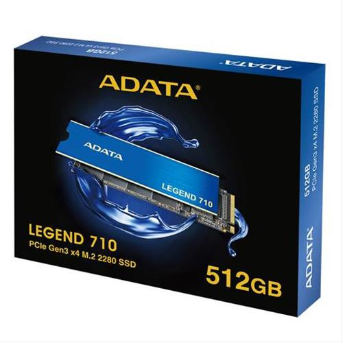 Disco estado Solido  ADATA LEGEND 710 | 512GB PCIE GEN3 | tipo  M.2 2280 3Y