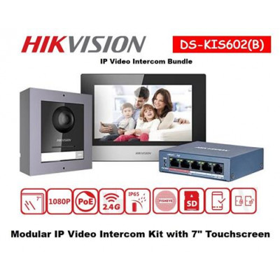 Intercomunicador Hikvision DS-KIS602(B)