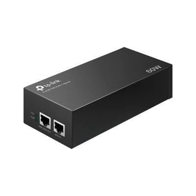 ADAPTADOR TP-Link PoE Plus Plus Inyector 2 Puertos Gigabit 60W Plug and Play Power Supply Integ.