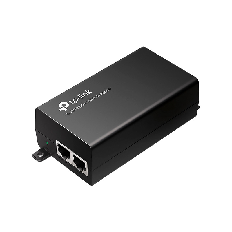 ADAPTADOR TP-Link 2x2.5GPort  PoE Plus Inyector 30W Plug and Play Power Supply Int.
