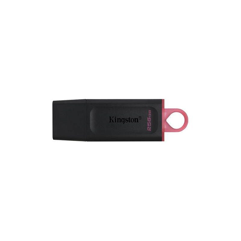 FLASH MEMORY KINGSTON DATA TRAVELER EXODIA 256GB USB 3.2 BLACK-RED