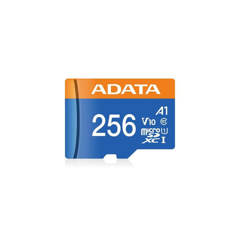 Tarjeta de  Memoria Micro SD ADATA 256GB con  ADAPTADOR UHS-I CLASS 10
