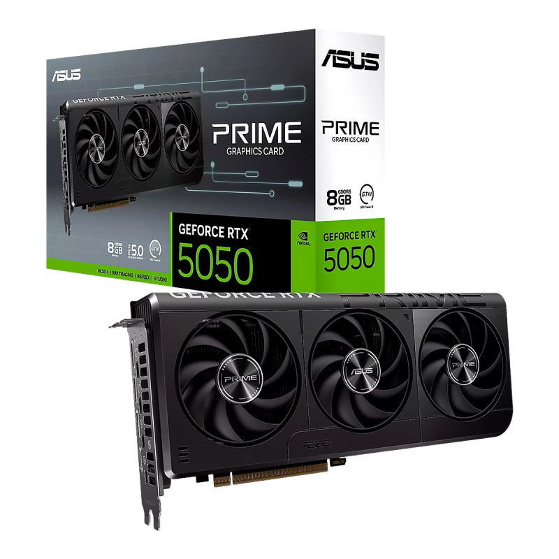 VIDEO ASUS PRIME Geforce RTX-5050 8GB GDDR6 128BIT HDMI 3DP 3Vent PCIe 5.0
