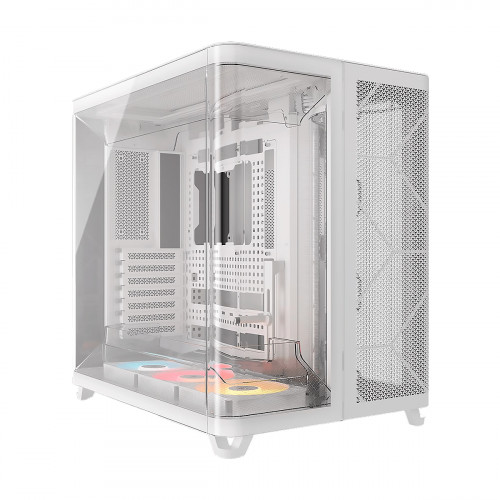 CASE CORSAIR ATX TRIPLE CAMARA ARGB AIR 5400 Tempered Glass 2USB3.2 HD-Audio Mid-Tower White