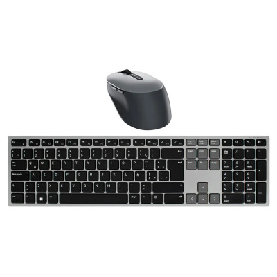 KEYBOARD AND MOUSE DELL MULTI-DEVICE KM-7321W WIRELESS USB GRIS SP