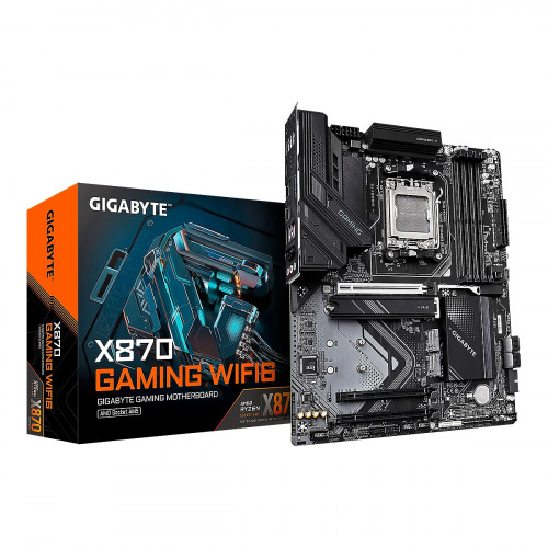 MBO GIGABYTE X870 GAMING WF6E  BT AM5 AMD Ryzen 9000 DDR5 HDMI 2USB4-C 3M.2 USB-3.2 PCIe 5.0 ATX