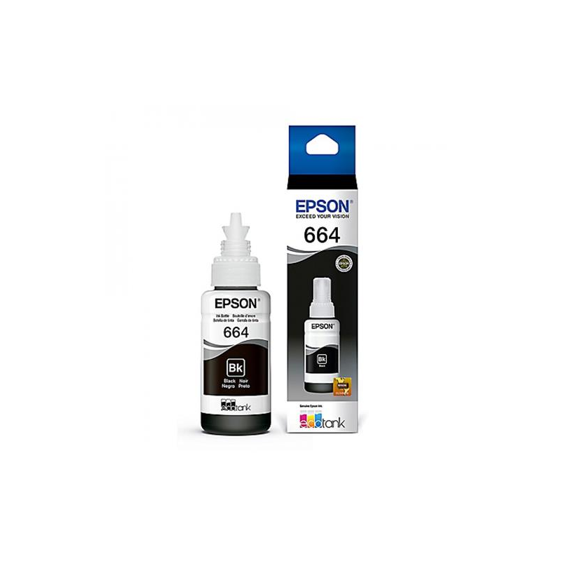 Tinta original EPSON Negra 664