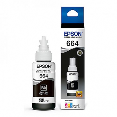 Tinta original EPSON Negra 664