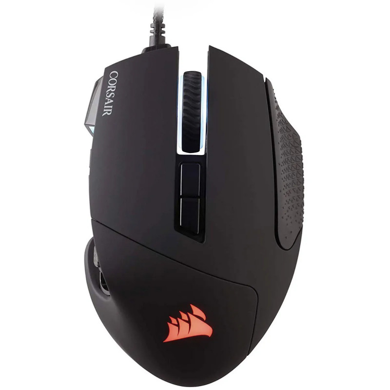 MOUSE CORSAIR CH-9304211 SCIMITAR RGB ELITE OPTICAL MOBA-MMO GAMING WIRED NEGRO