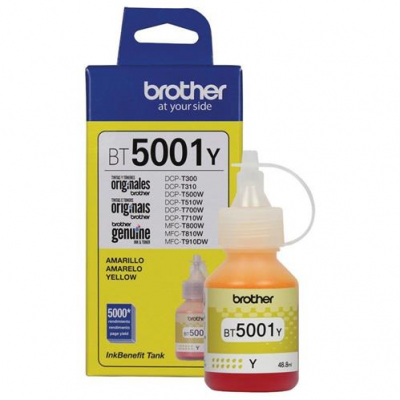 BOTELLA DE TINTA BROTHER BT5001Y YELLOW T510W T710W T310W T810W T910DW T420W T520W T720DW T920DW