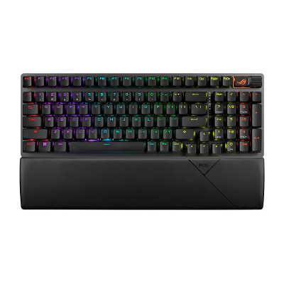 TECLADO ASUS Wireless ROG Strix Scope II 96 Teclas PBT Reposa Munecas Black 