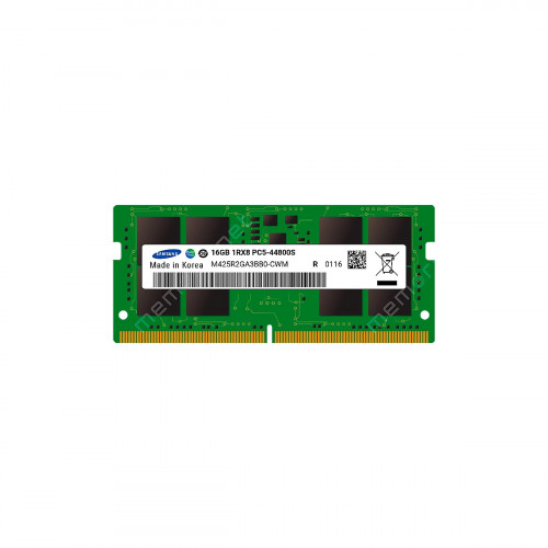 SO-DIM SAMSUNG 16GB DDR5-5600Mhz PC5-44800 CL46 1RX8 1.1V 262pin