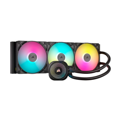 COOLER CORSAIR ICUE LINK TITAN 420 RX RGB Liquid CPU 3 Fanfor Intel 1851 AMD-AM5 Black