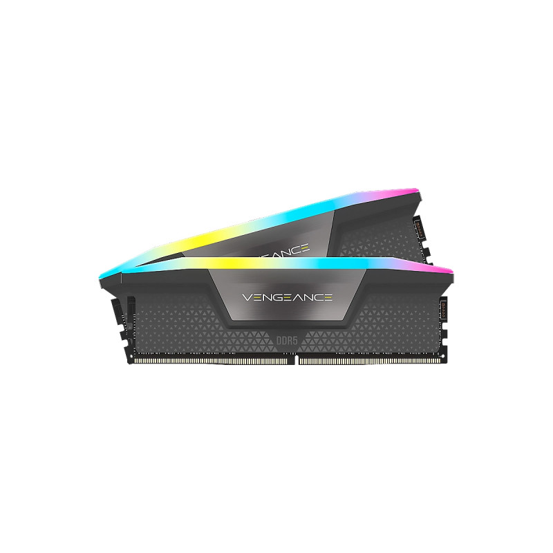 DIMM CORSAIR Vengeance RGB DDR5 6000MT-S 32GB (2 x 16GB) 288pin 1.35V CL38 Gray