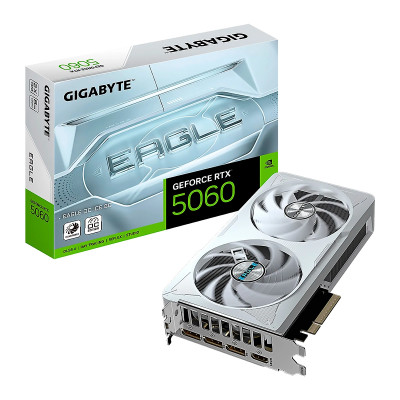 VIDEO GIGABYTE GeForce RTX-5060 EAGLE OC ICE 8GB GDDR7 128Bit HDMI 3DP 2Vent. PCIex5.0
