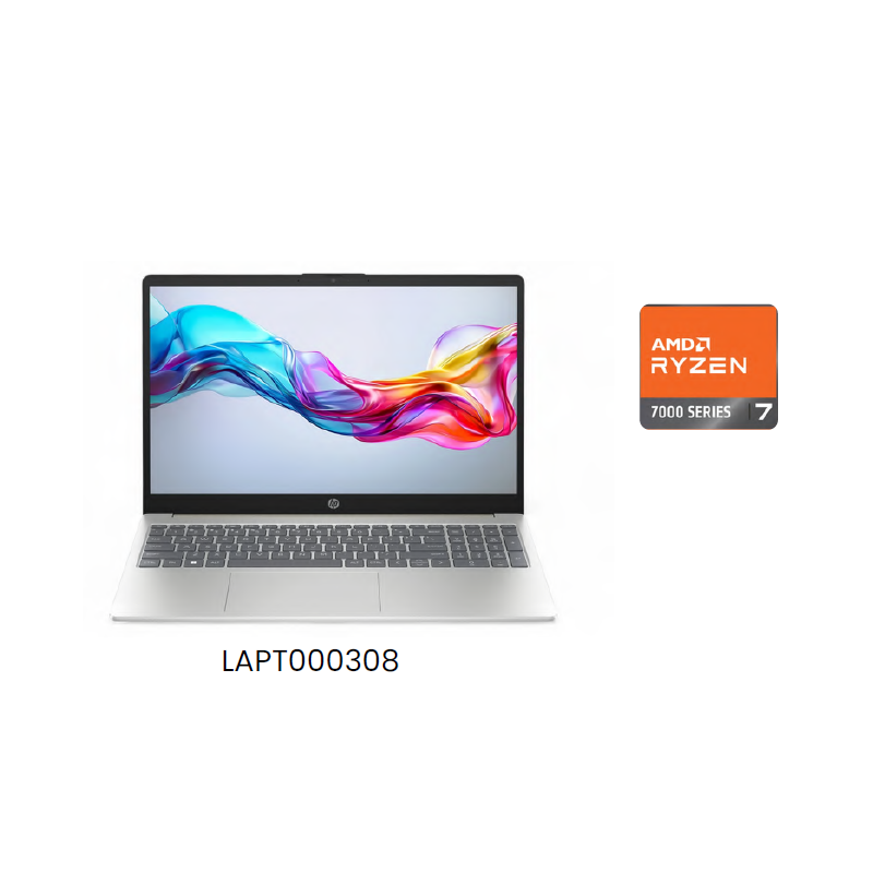 HP 15 AMD RYZEN 7-7730U 16GB RAM 512GB SSD NVME M.2 15.6 PULGADAS FHD