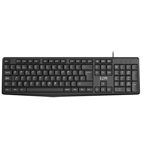 TECLADO ALAMBRICO USB EZMI EZA-206BK