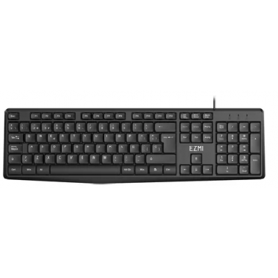 TECLADO ALAMBRICO USB EZMI EZA-206BK