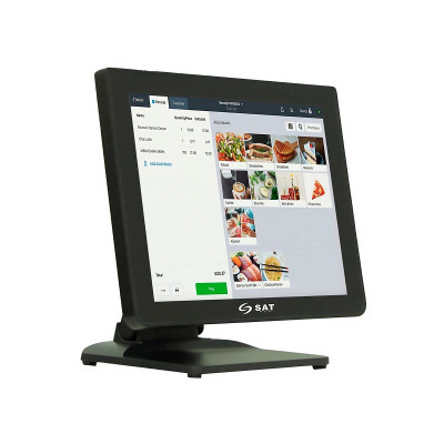 POS SYSTEM SAT AIO TOUCH Intel i5 8GB 256GB 15Inch SWifi BT VGA USB Black