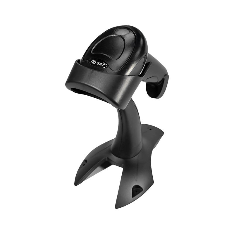 Lector de Codigo de Barras SAT AI402 ID OCR 2D USB Negro 