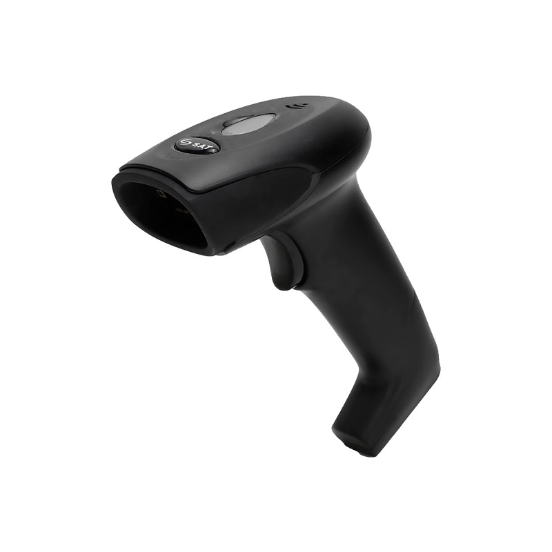 Lector de Codigo de Barras SAT AI402W Plus BT 1D 2D OCR USB 12H-Operacion Negro