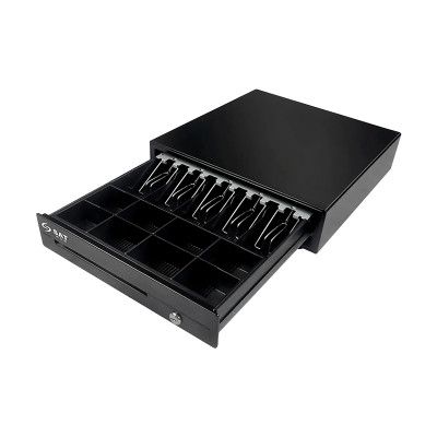 CAJA DE DINERO METALICA SAT-119X XCOM-BILLETES 5COM-MONEDAS NEGRA