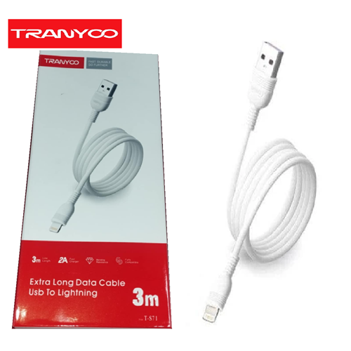 CABLE DE CARGA ANTI-ROTURA 3MTS USB A TIPO IP