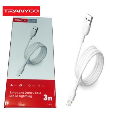 CABLE DE CARGA ANTI-ROTURA 3MTS USB A TIPO IP