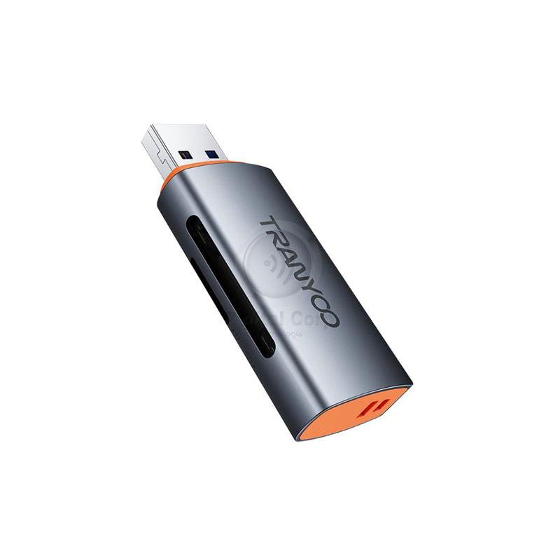 LECTOR DE TARJETAS USB3.0 SD+TF CARCASA METALICA