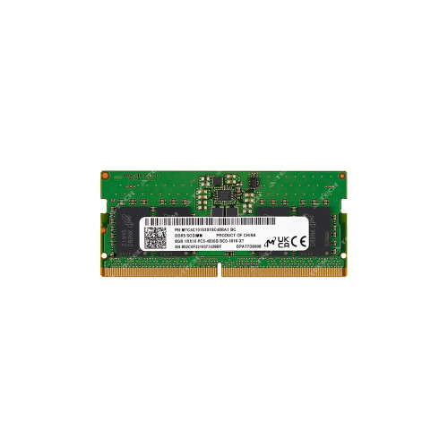 SO-DIMM MICRON 8GB DDR5-4800Mhz PC5-38400 1RX16 CL40 1.1V 262-Pin
