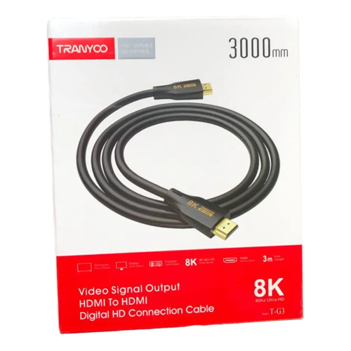 CABLE HDMI A HDMI DE 3 METROS 8K/60HZ