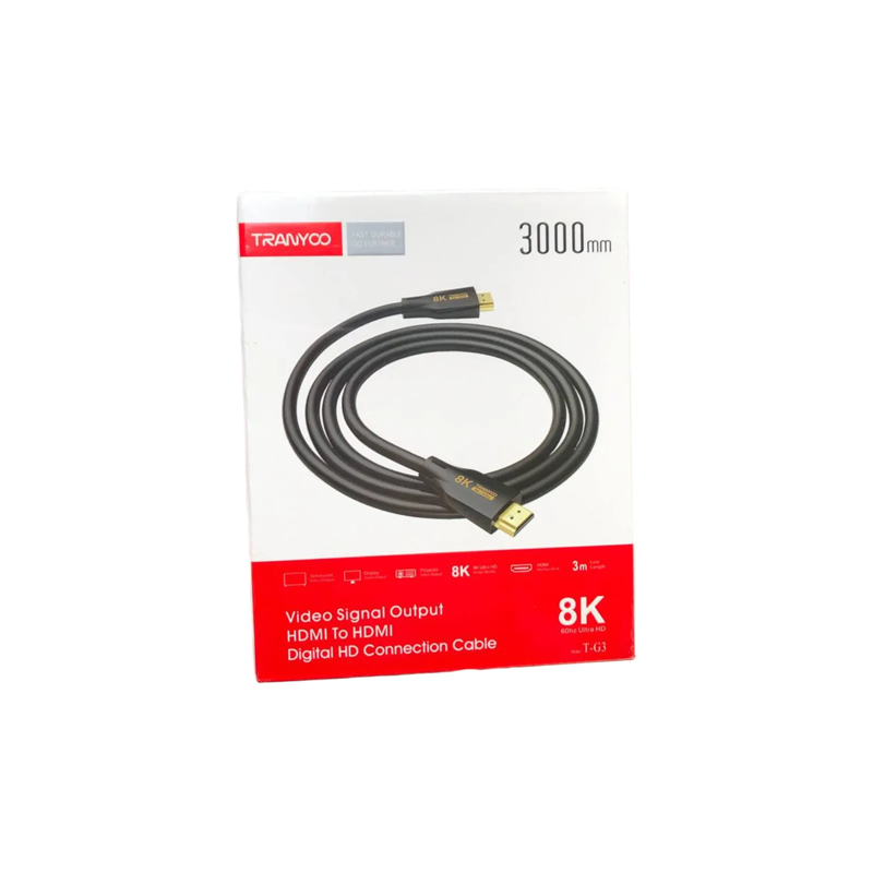 CABLE HDMI A HDMI DE 3 METROS 8K/60HZ