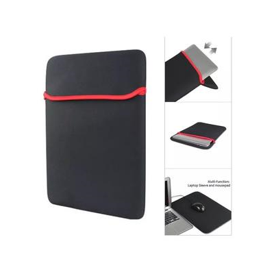 Estuche laptop 15.6'' sencillo filos rojos