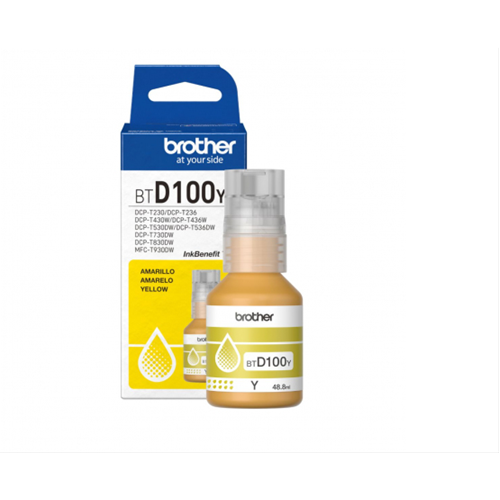 TINTA BROTHER BTD100Y YELLOW