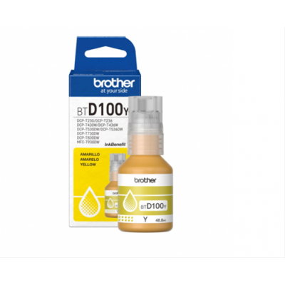 TINTA BROTHER BTD100Y YELLOW