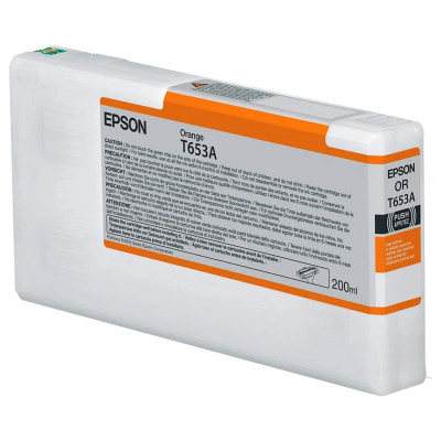 CARTUCHO EPSON T653A00 STYLUS PRO 4900 NARANJA 200ML