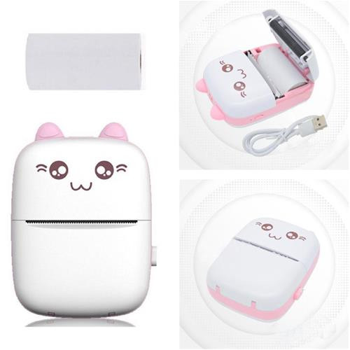 MINI IMPRESORA/ROSADA/CELESTE