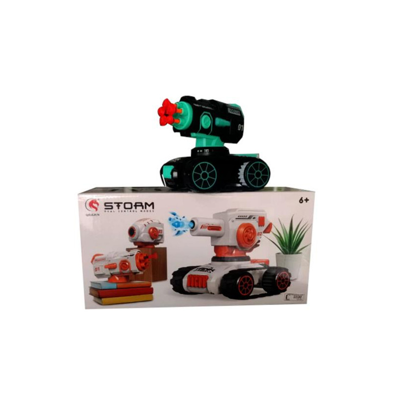 JUGUETE TANQUE A CONTROL REMOTO LANZA VENTOSAS