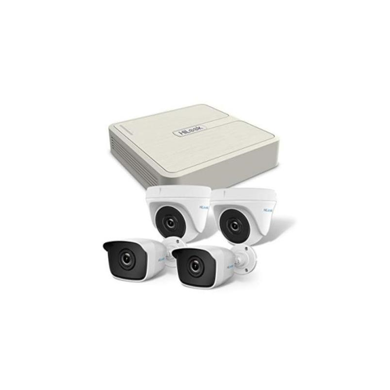 KIT Video vigilancia 4 Puertos 4 TUBOS
