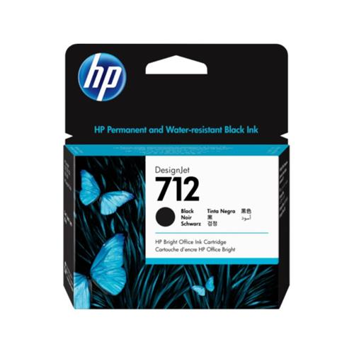 HP 712 38-ml Black DesignJet Ink Cartridge