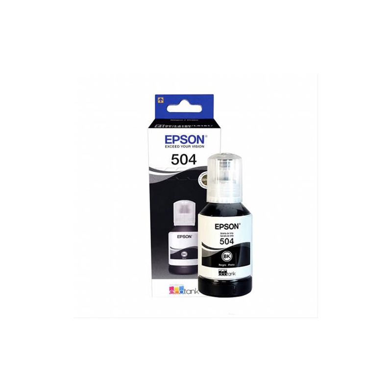 Tinta original EPSON  negra 504