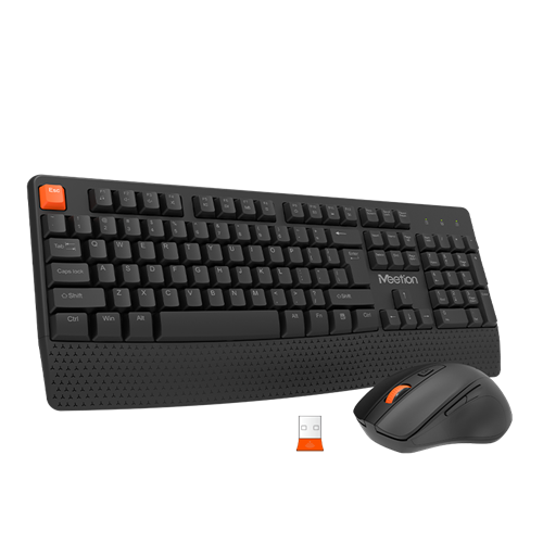 COMBO  TECLADO MOUSE NEGRO MEETION 2 N1 MT-C4130 WIRELESS 