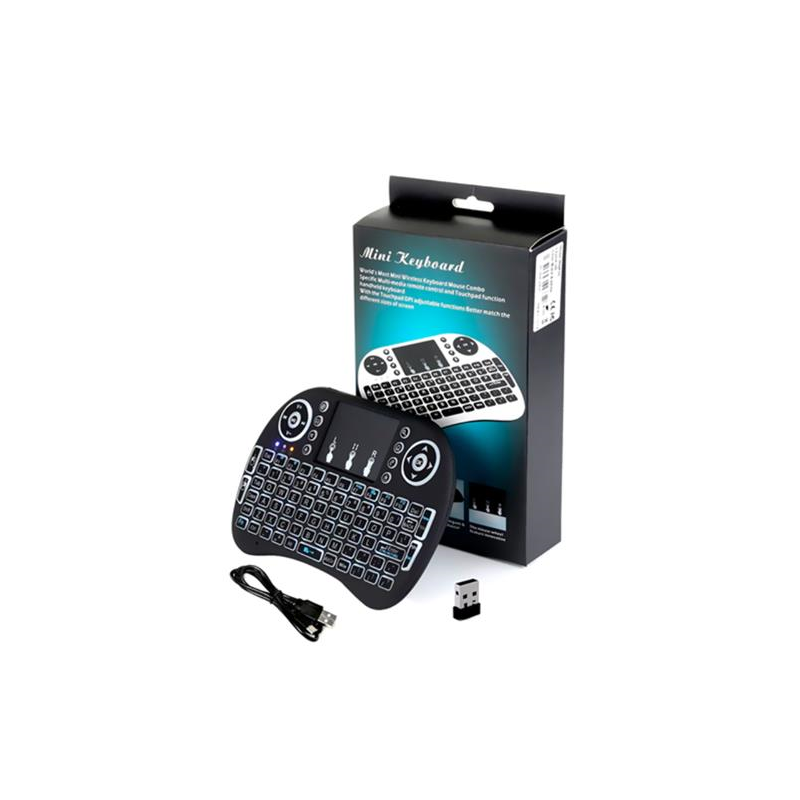 Teclado wireless  ANDROID Smart TV LUZ Mini