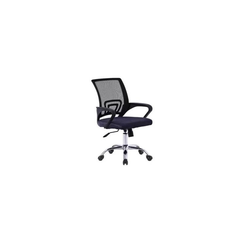 SILLA DE OFICINA COLOR NEGRA SN-EM