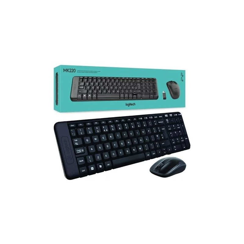 Teclado y Mouse LOGITECH MK220 wireless