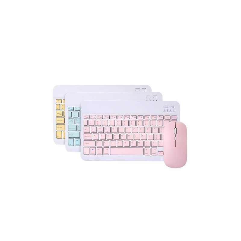 Combo Teclado + Mouse Bluetooth Varios Colores